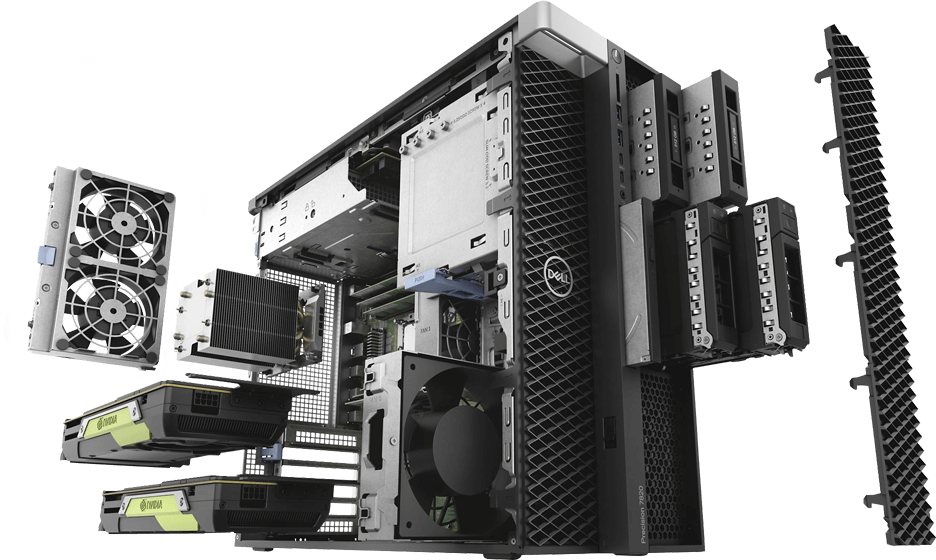 Precision Workstations PC Vorne