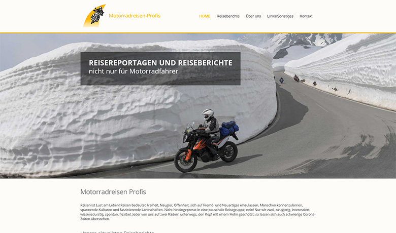 Motorradreisen Profis